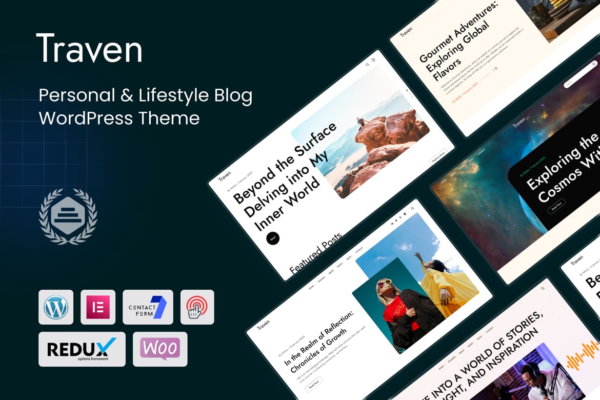 Traven - Tema WordPress untuk Blog Pribadi & Gaya Hidup yang Menarik