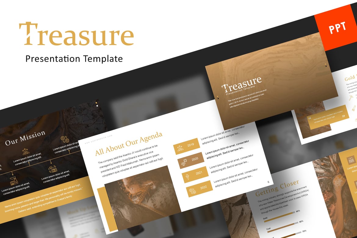 Template PowerPoint Mewah untuk Presentasi Menarik