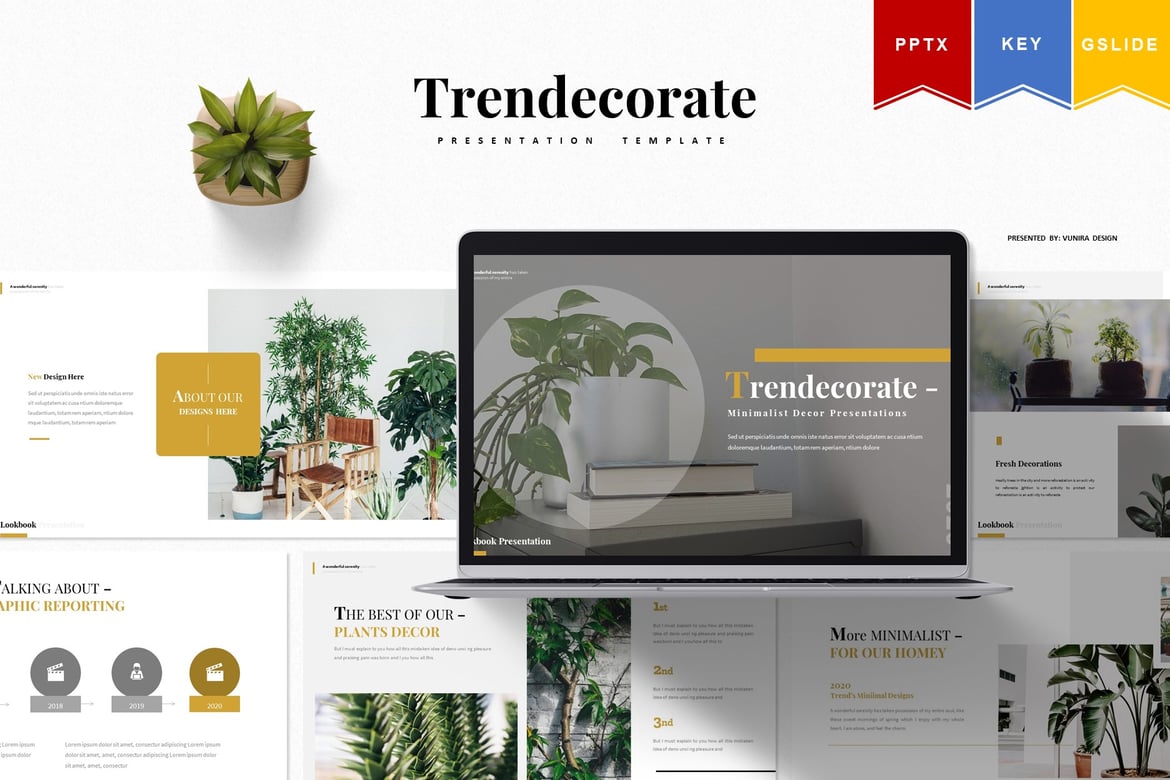 Trendecorate: Template Presentasi PowerPoint, Keynote, dan Google Slides yang Menarik