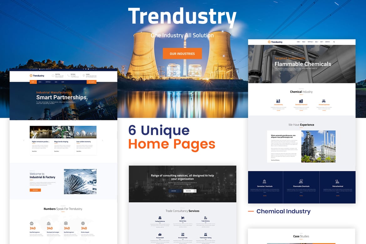 Trendustry - Tema WordPress Terbaik untuk Industri dan Manufaktur