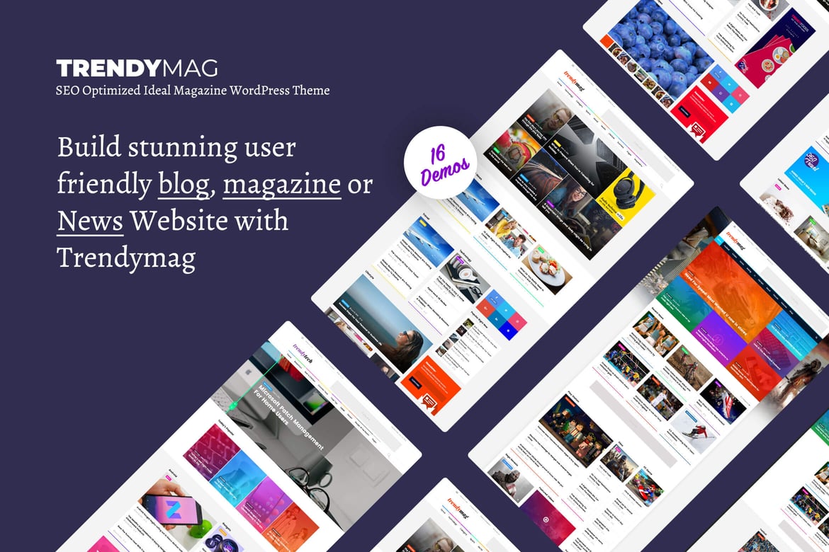 TrendyMag - Tema WordPress Magazine dan Blog yang Stylish