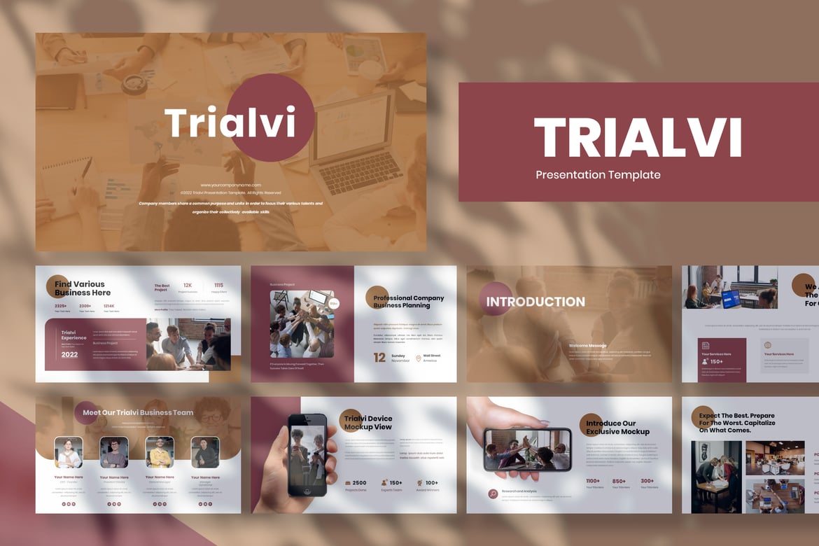 Trialvi - Template Presentasi PowerPoint untuk Bisnis yang Menarik