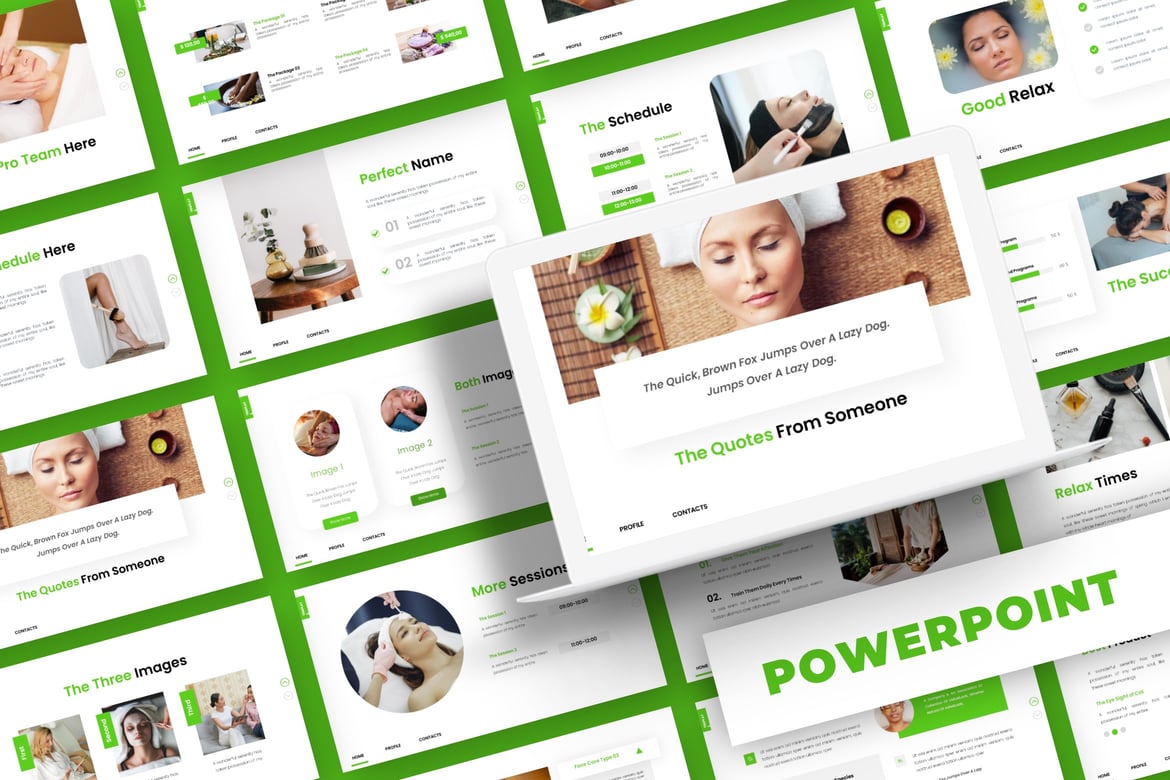 Template Presentasi Tropis yang Lebih Baik - PowerPoint