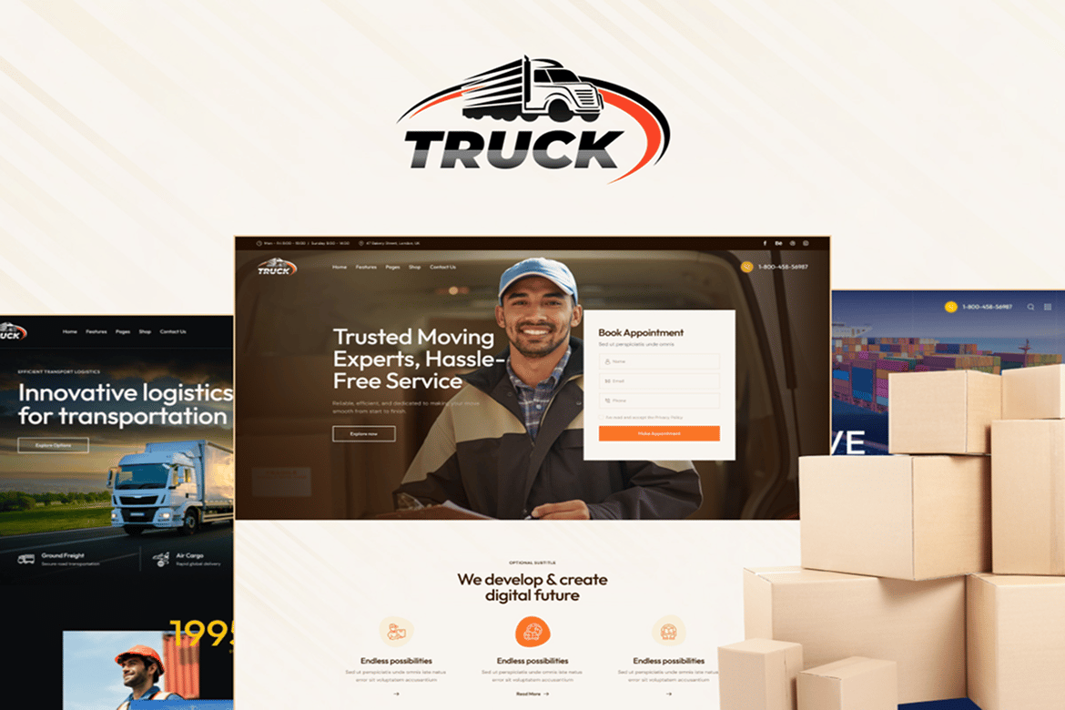 Tema WordPress Truck: Solusi Stylish untuk Transportasi dan Logistik