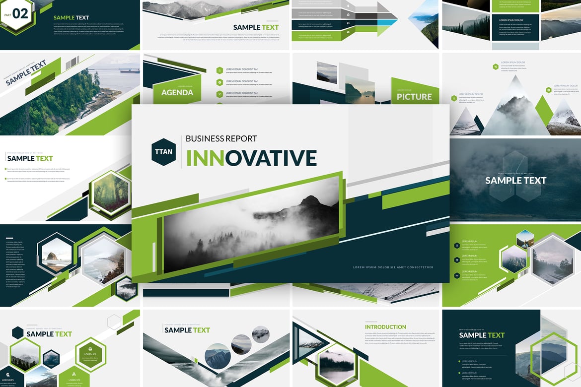 Template Presentasi PowerPoint TTAN yang Menawan