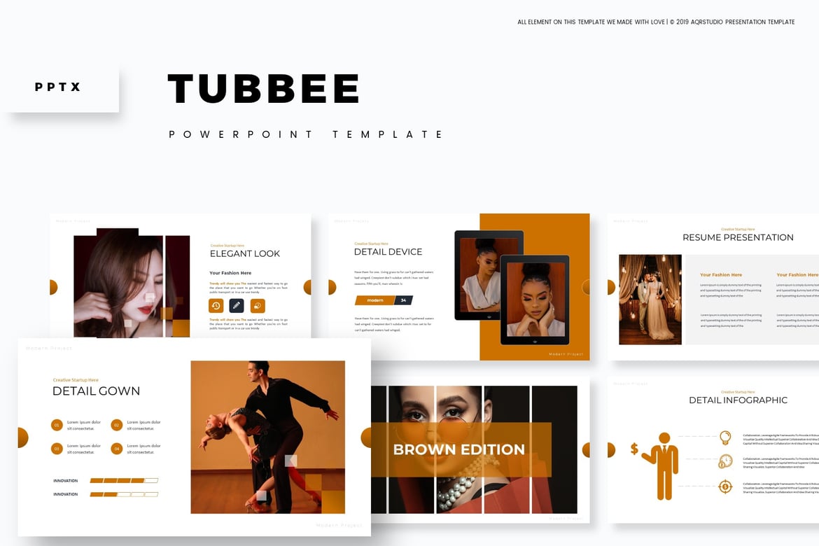 Template Powerpoint Tubbee - Solusi Presentasi Profesional