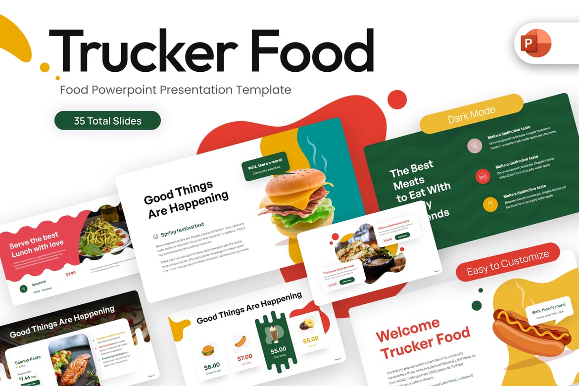 Template Presentasi PowerPoint Kreatif Tucker untuk Bisnis Anda