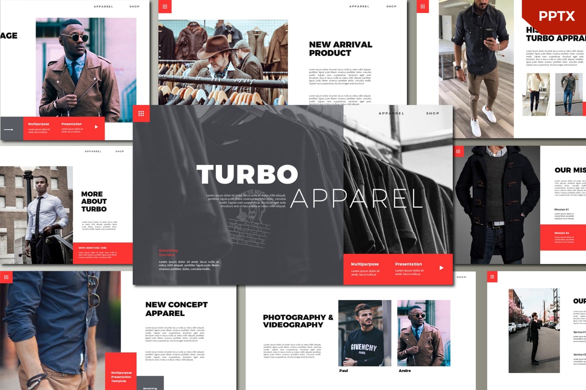 Template PowerPoint Turbo yang Menarik dan Profesional