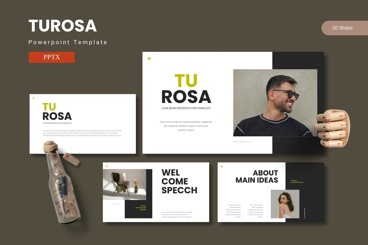 Template PowerPoint Turosa - Presentasi Menarik dan Profesional