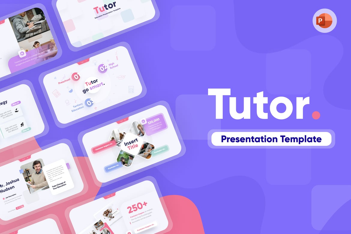 Template PowerPoint Pendidikan Kreatif untuk Presentasi Menarik