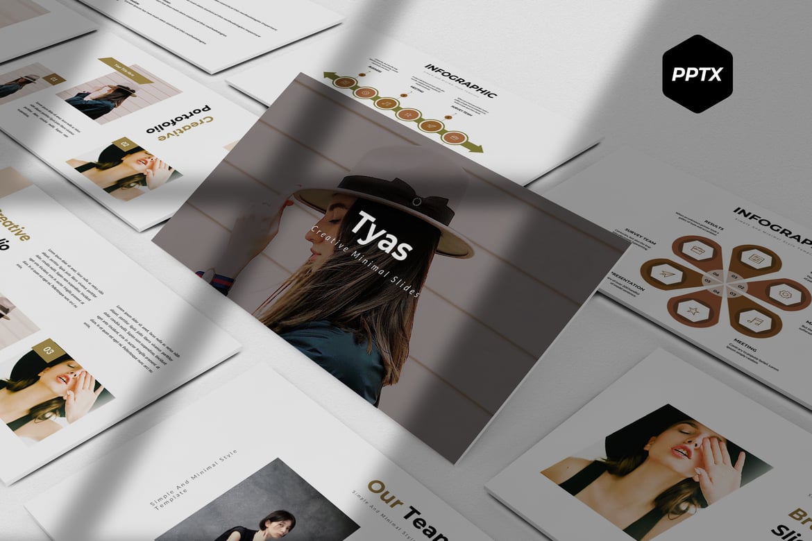Template Powerpoint Tyas - Solusi Presentasi Profesional