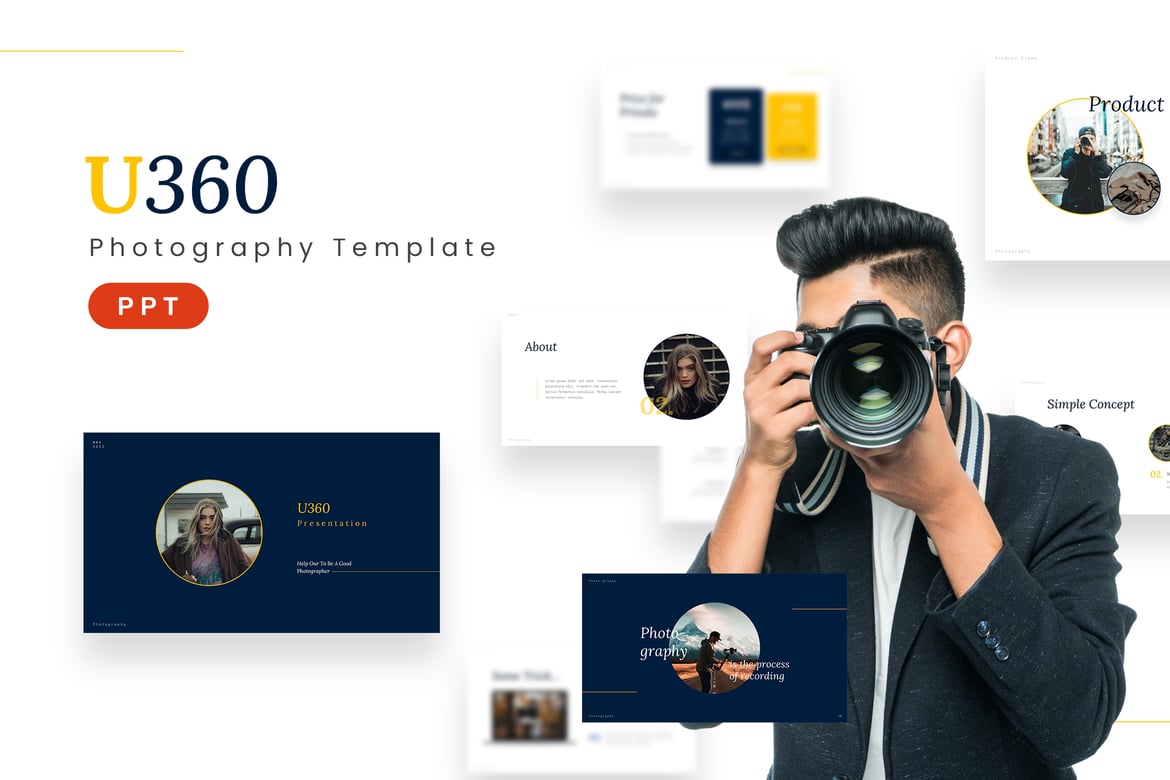 Template PPT U360 - Presentasi Profesional dan Menarik