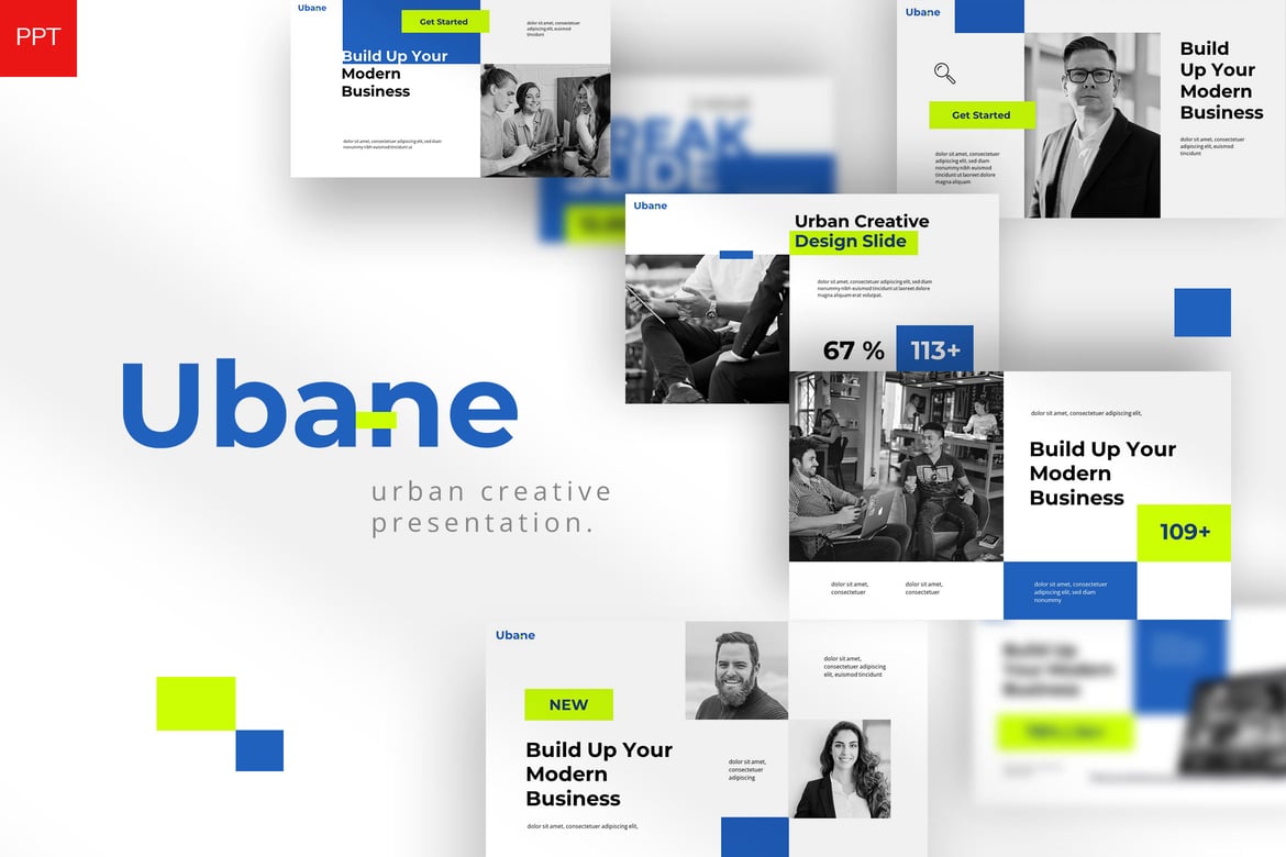 Template Powerpoint Ubane - Solusi Presentasi Menarik dan Profesional