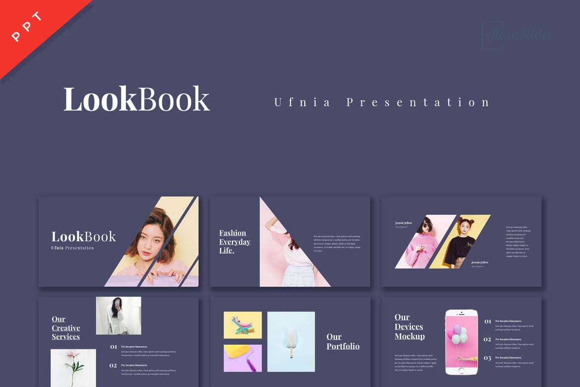 Template Powerpoint Ufnia - Presentasi Menarik dan Kreatif