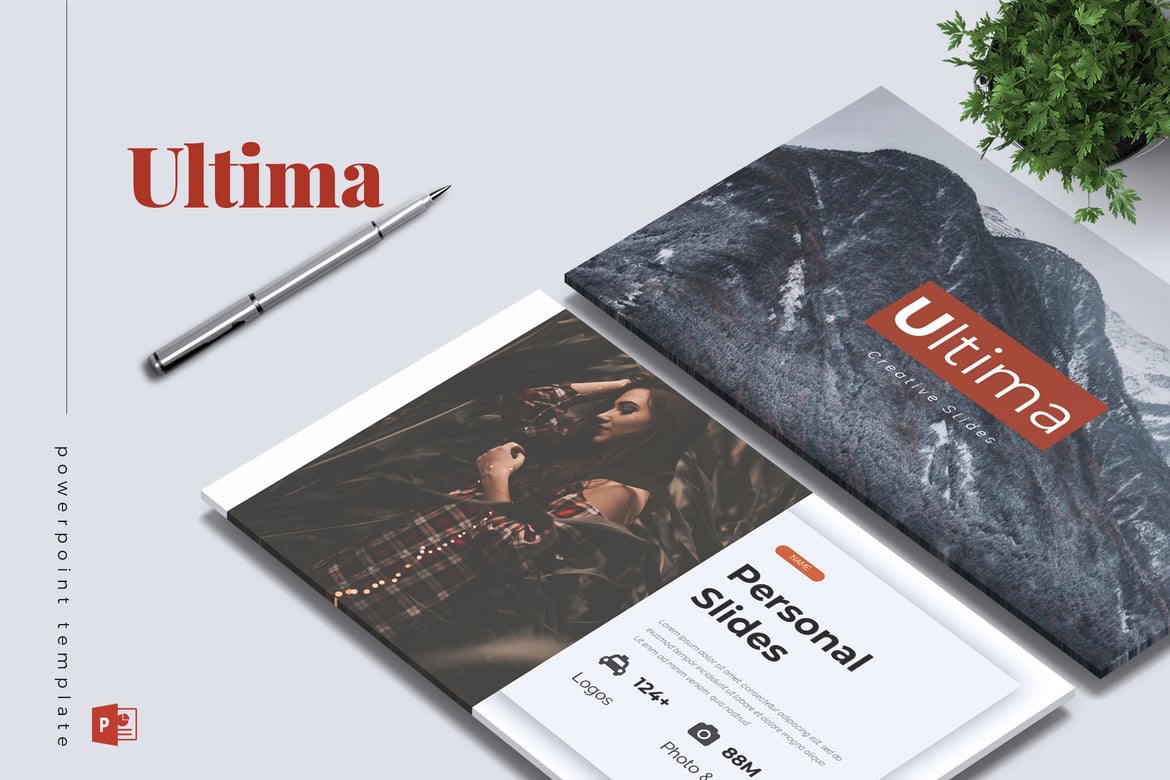 ULTIMA - Template PowerPoint Kreatif untuk Presentasi Profesional