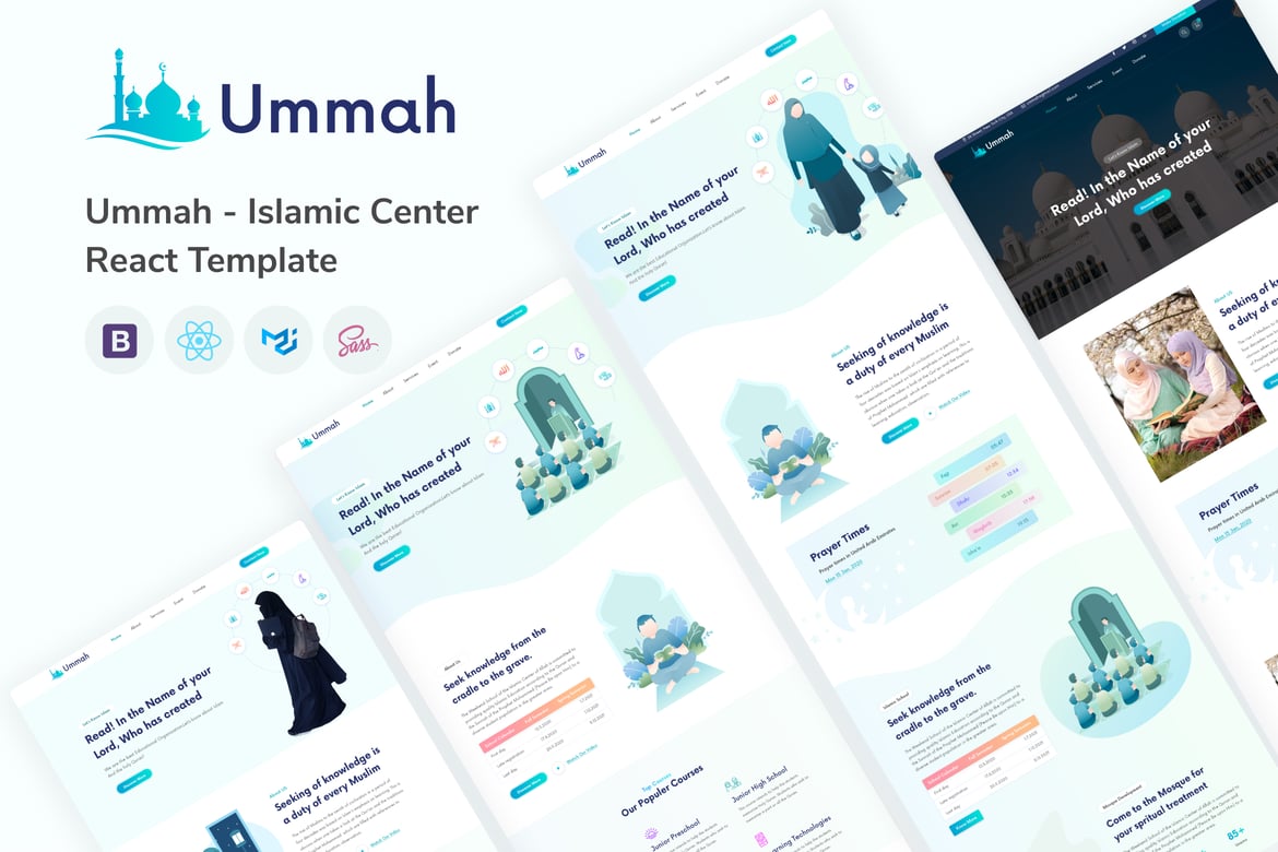 Ummah - Template Website Pusat Islam yang Responsif