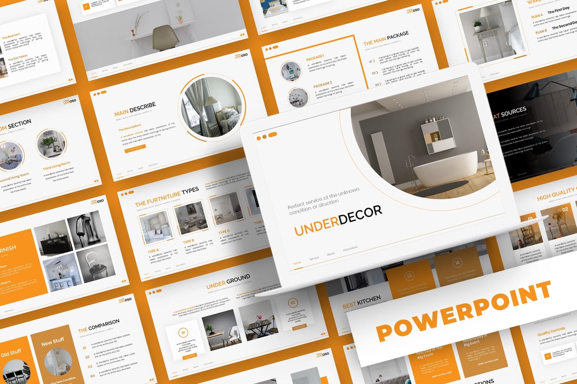 Template Powerpoint Underdecor - Solusi Presentasi Kreatif Anda