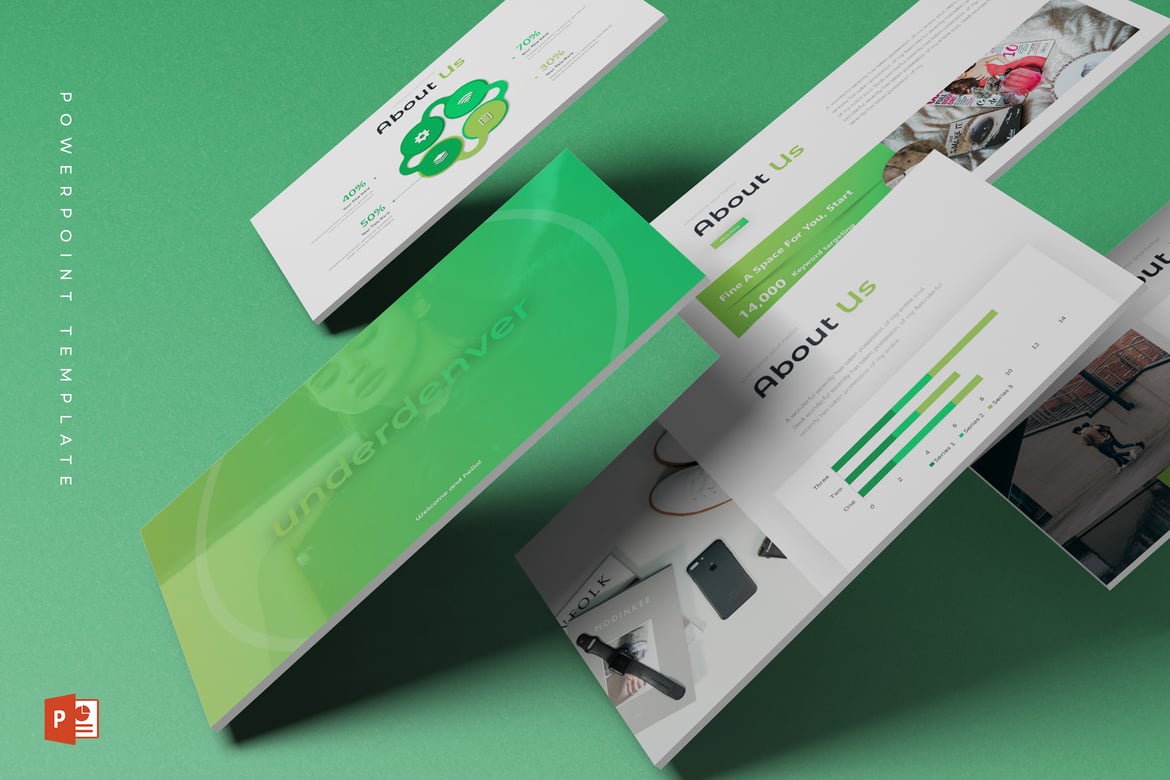 Template PowerPoint Underdenver - Solusi Presentasi Profesional
