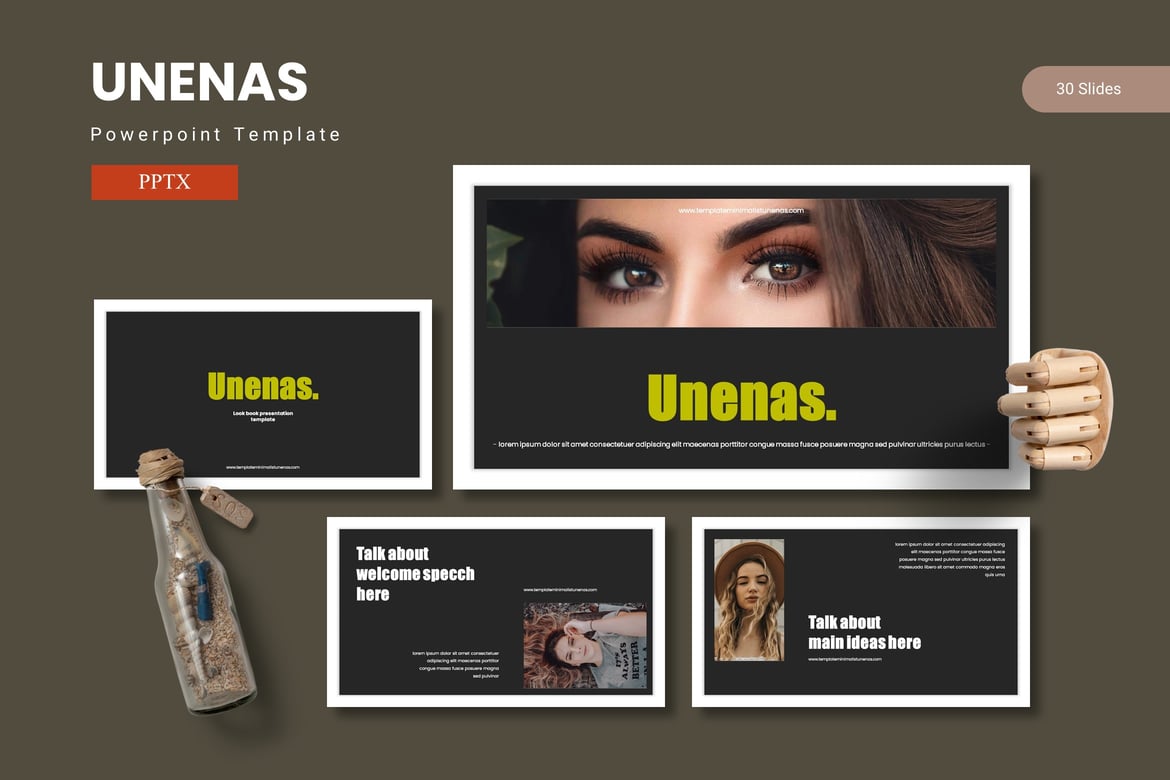 Unenas - Template PowerPoint Menarik untuk Presentasi Anda