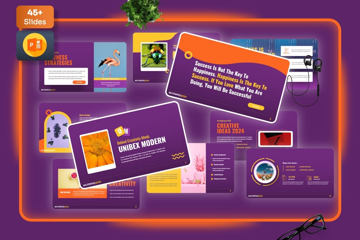 Unibex - Template Powerpoint Serbaguna yang Menarik