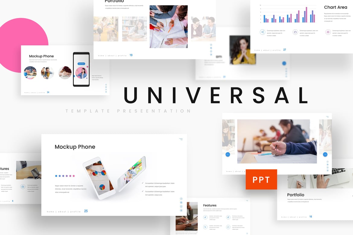 Template Powerpoint Universal - Solusi Presentasi Profesional Anda