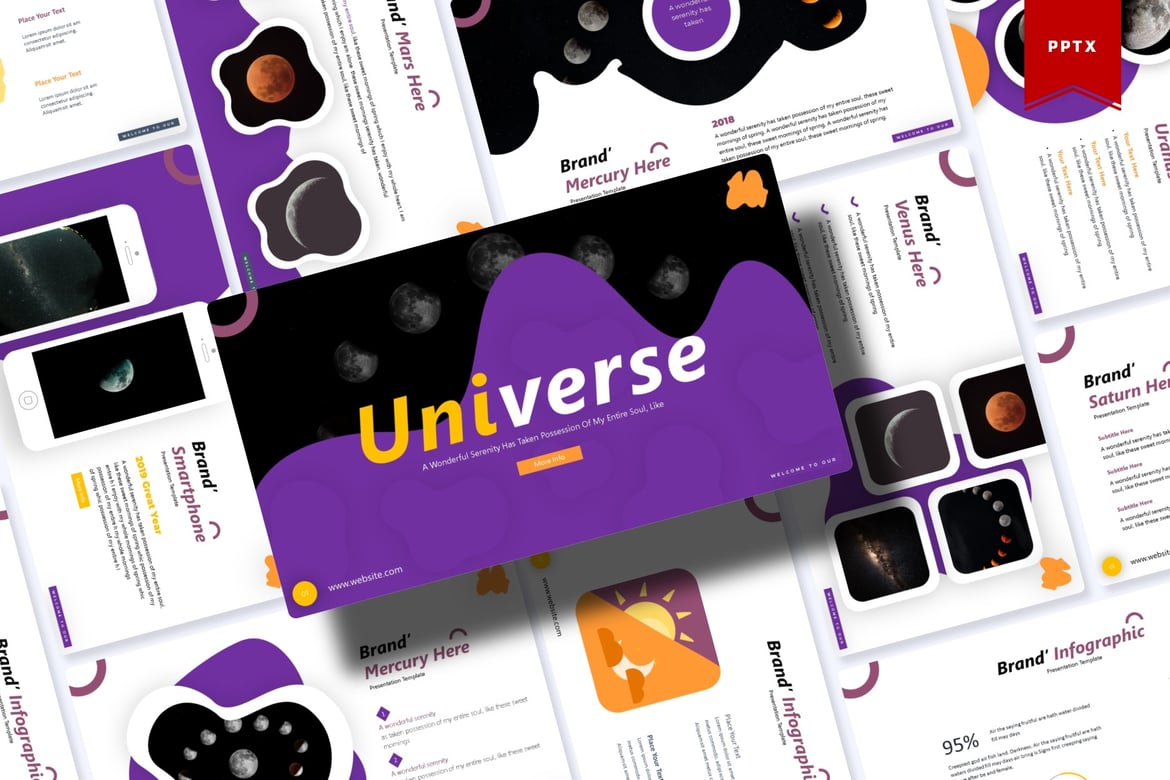 Template Presentasi Universe | Powerpoint yang Menarik