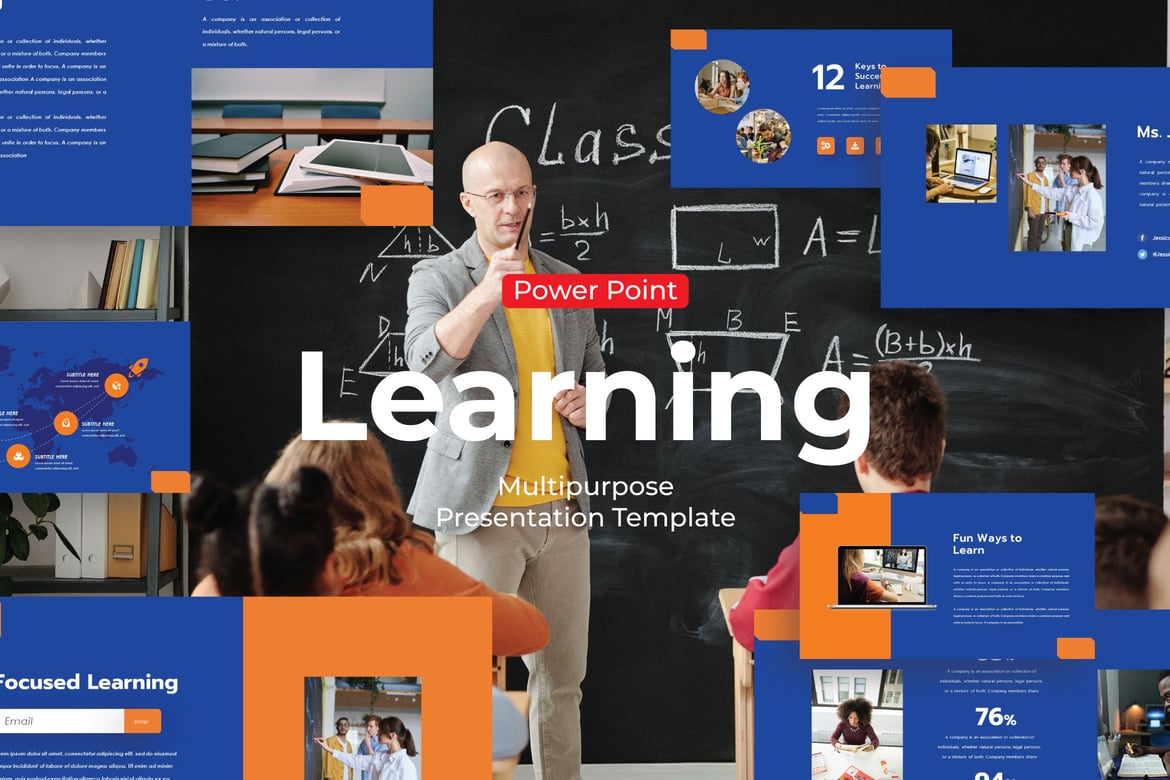 Template PowerPoint Universitas yang Serbaguna dan Menarik