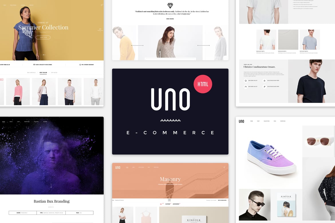 UNO | Template HTML Responsif untuk Toko Online Modern