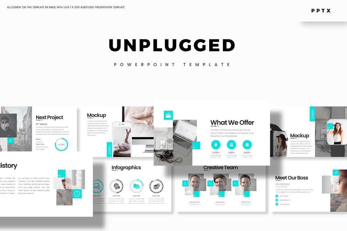 Unplugged - Template PowerPoint Serbaguna