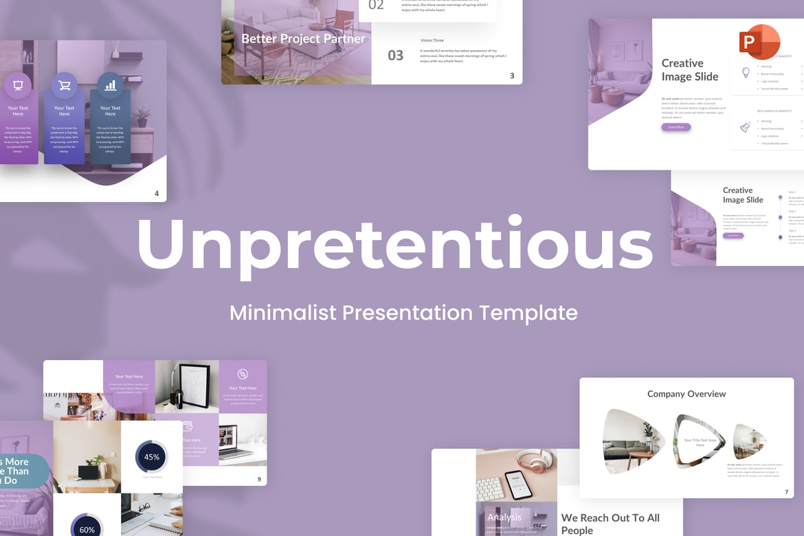 Template PowerPoint Minimalis yang Elegan dan Fungsional