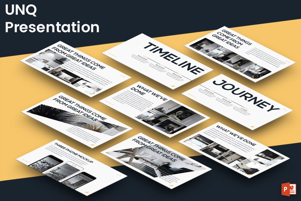 Template Presentasi Powerpoint UNQ - Kreatif dan Profesional