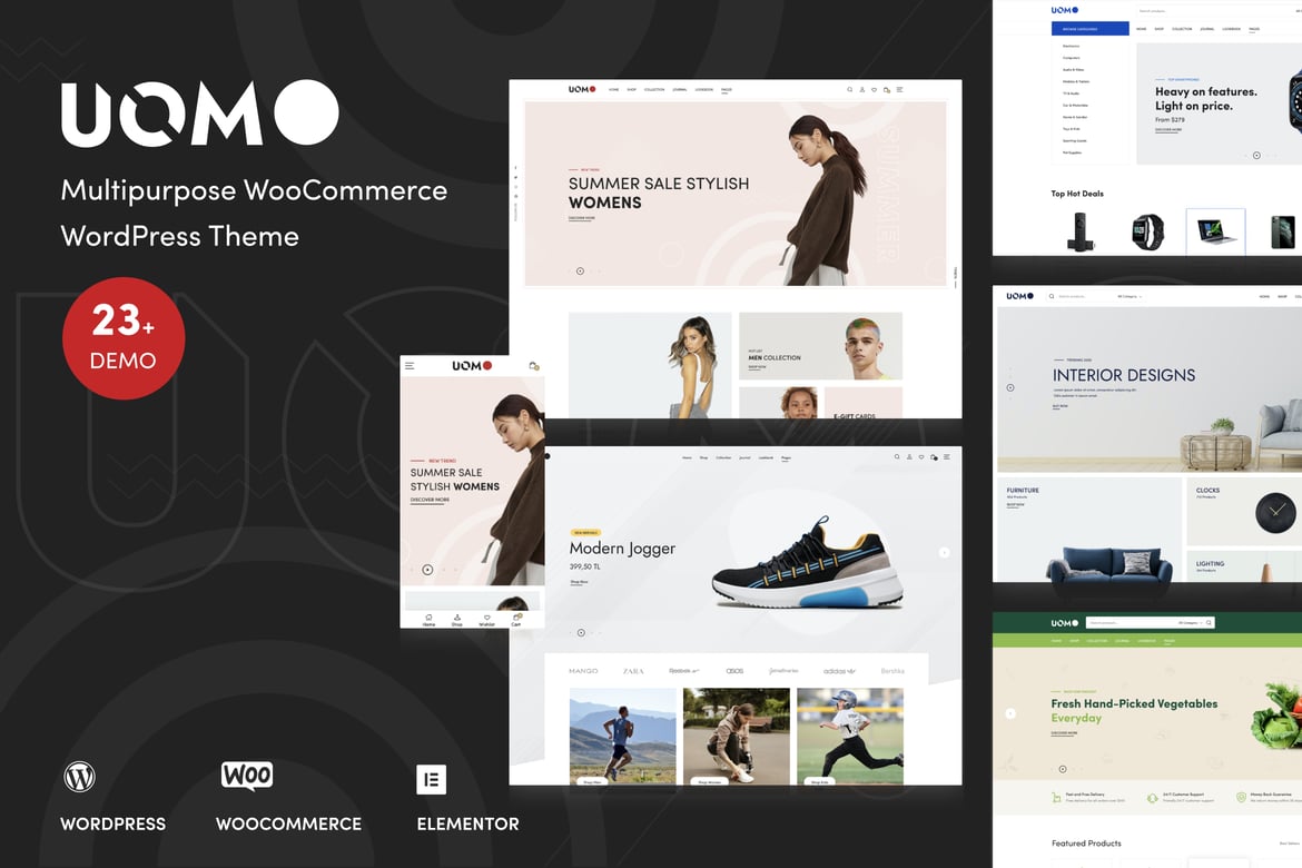 Uomo - Tema WordPress WooCommerce Serbaguna untuk Berbagai Toko