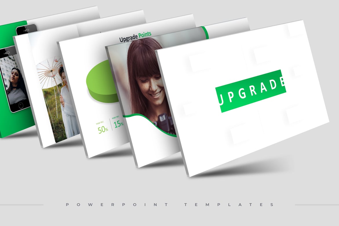 Template PowerPoint Upgrade - Solusi Presentasi Profesional