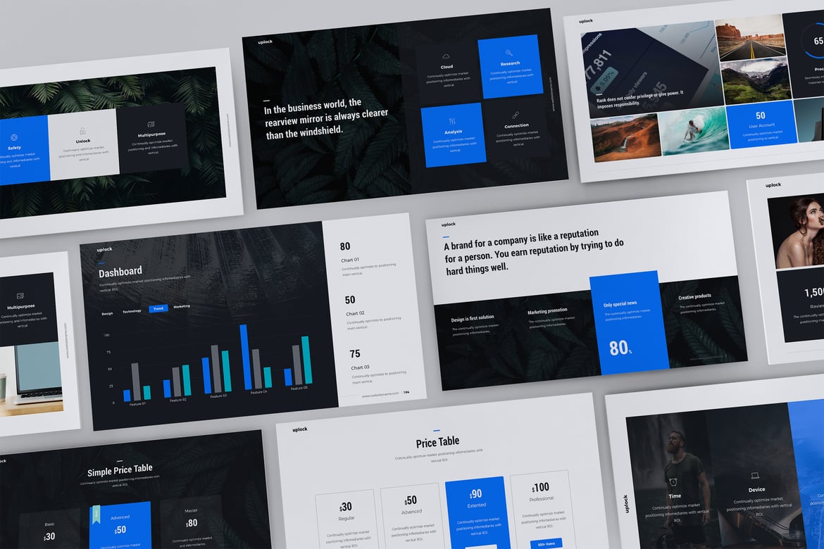 Template Presentasi Serbaguna UPLOCK (PowerPoint)