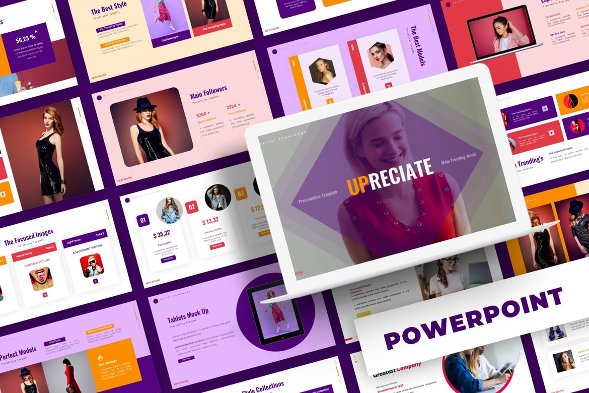 Upreciate - Template PowerPoint Serbaguna dan Menarik