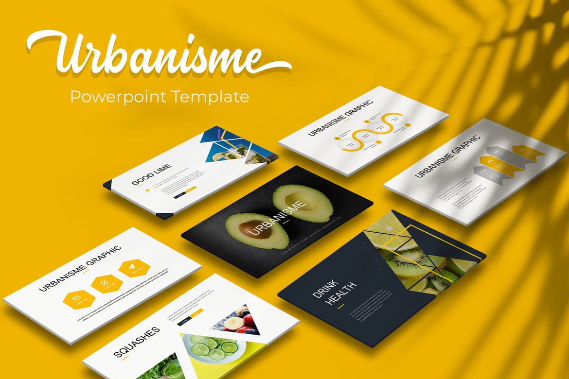 Template PowerPoint Urbanisme yang Menarik dan Profesional