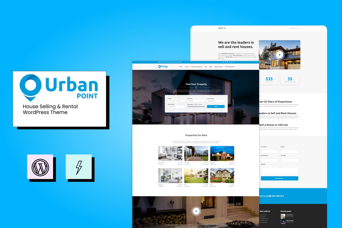 UrbanPoint - Tema WordPress Terbaik untuk Penjualan & Penyewaan Properti