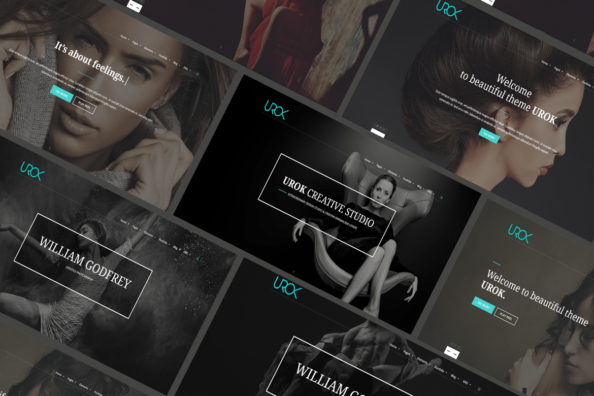 Urok - Tema WordPress Portfolio Kreatif dan Agensi yang Menarik