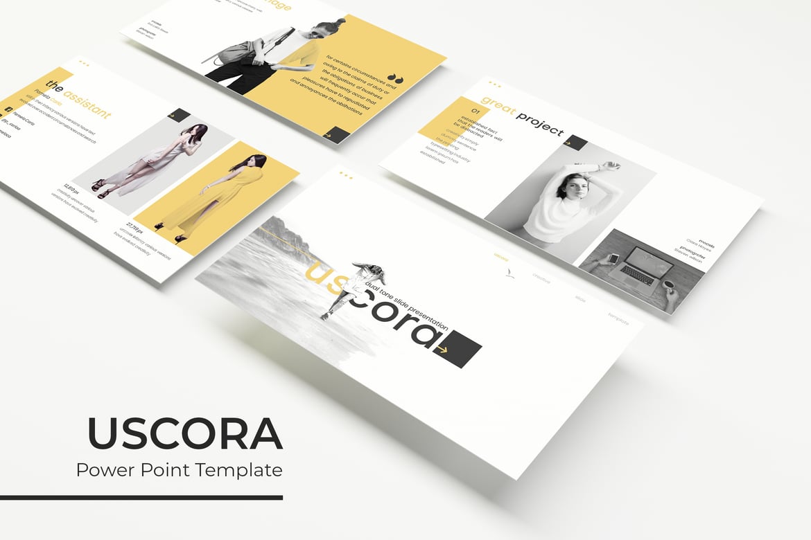 Uscora - Template Powerpoint Menarik untuk Presentasi Anda