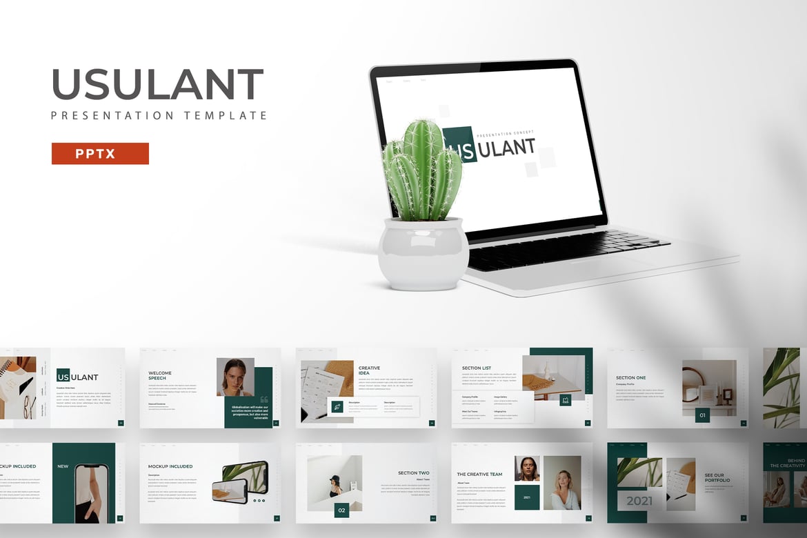 Usulant - Template Powerpoint Profesional untuk Presentasi Anda