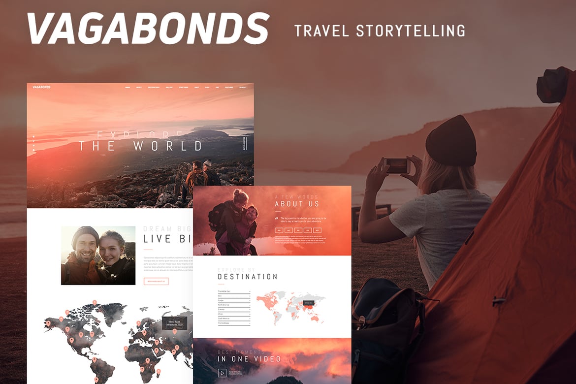 Vagabonds - Tema WordPress Blog Perjalanan dan Gaya Hidup yang Menarik