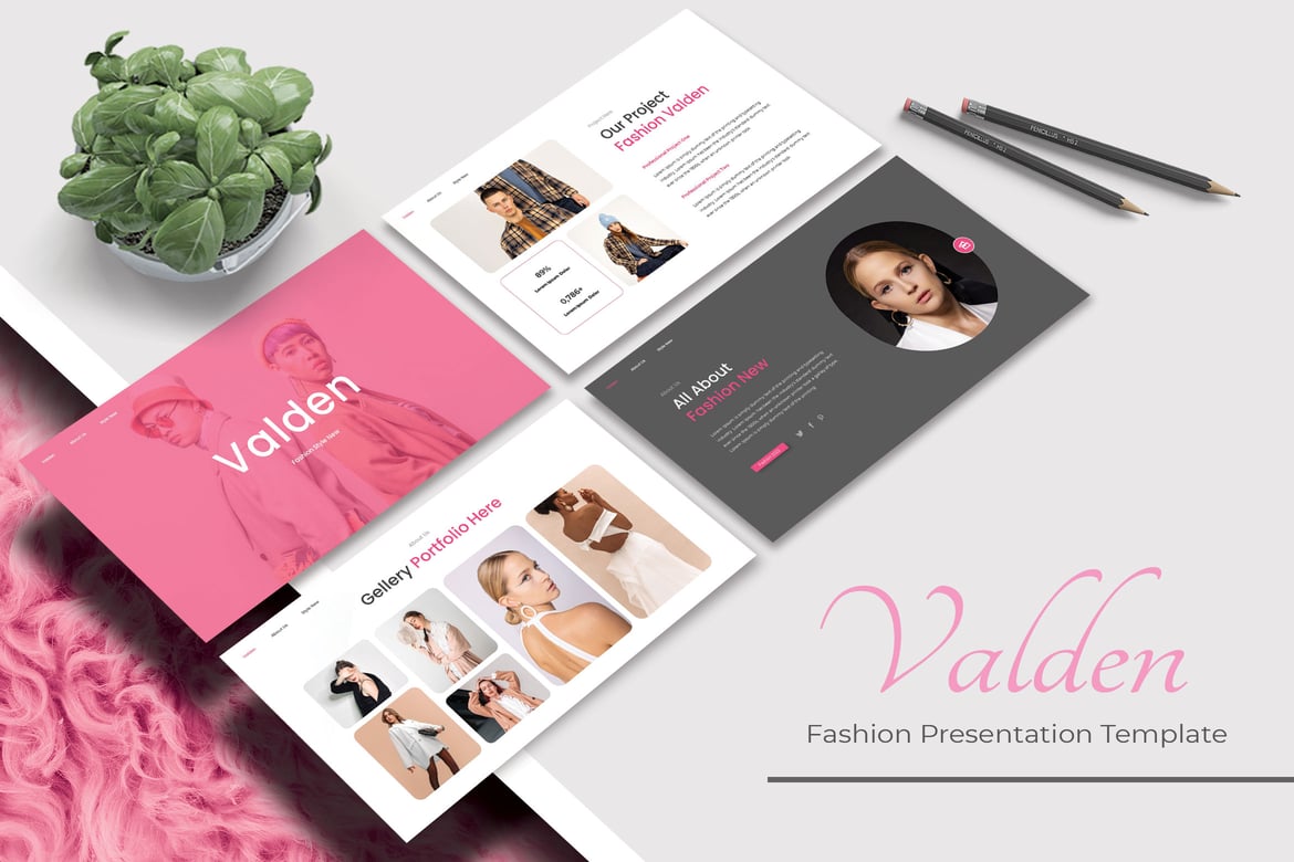 VALDEN - Template PowerPoint Modern dan Kreatif