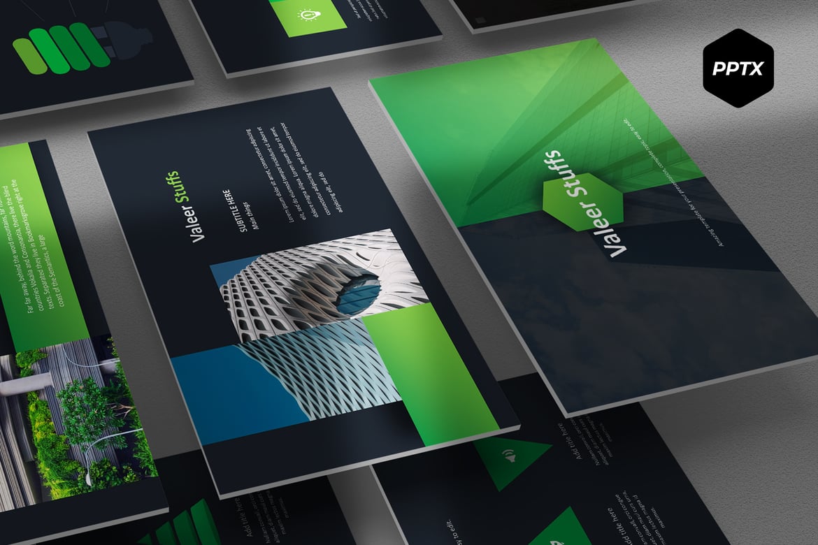 Template PowerPoint Valeer - Solusi Presentasi Profesional