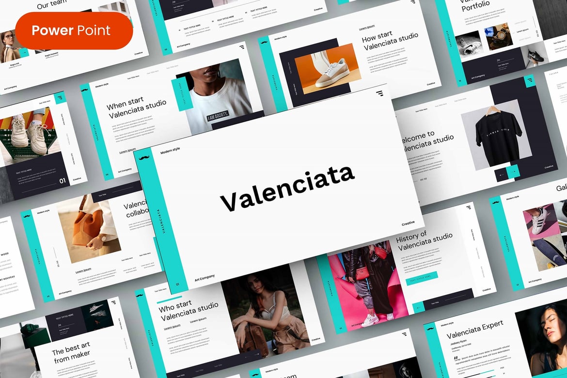 Valenciata – Template PowerPoint Bisnis yang Menarik dan Profesional