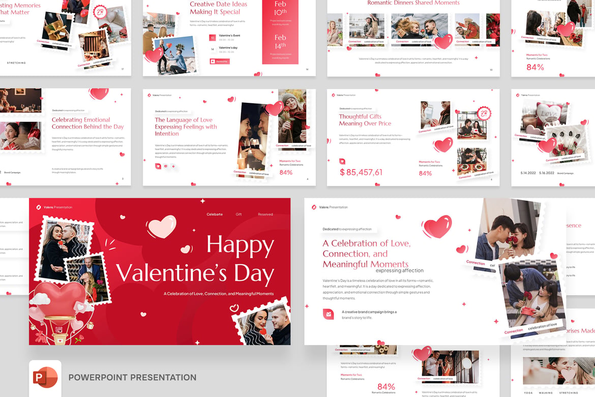 Template Presentasi Valentine yang Menarik dan Profesional