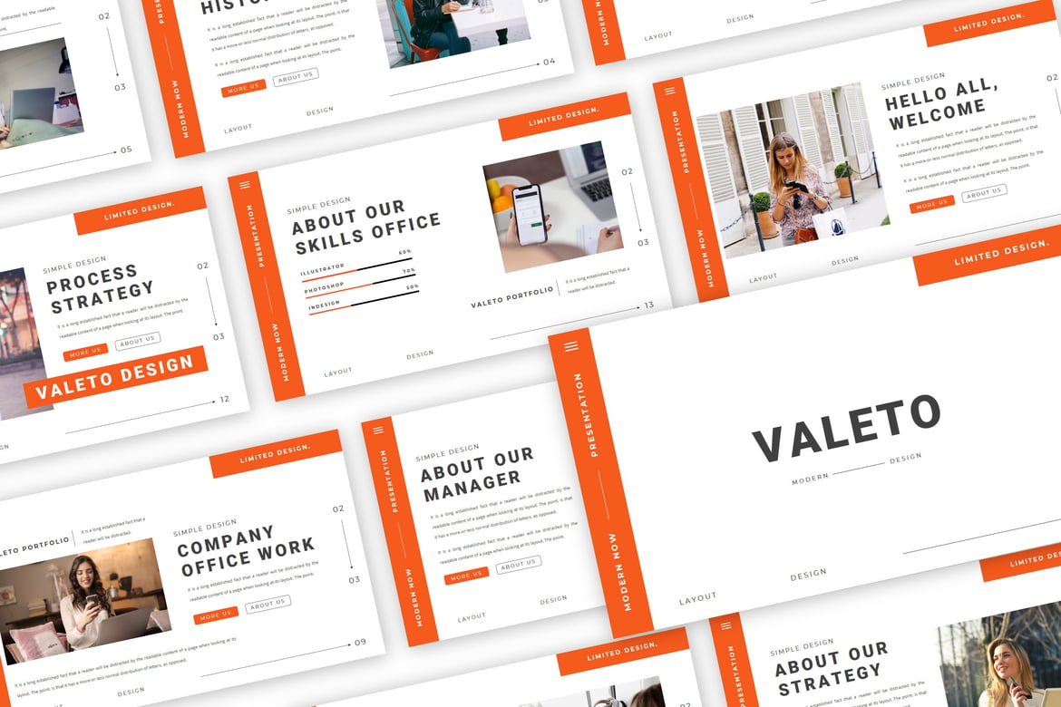 Template Powerpoint Valeto yang Menarik dan Profesional