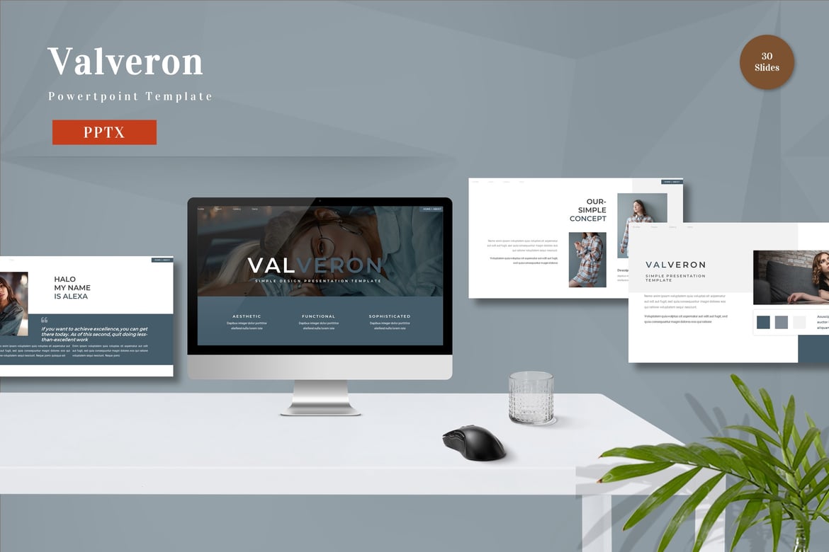 Valveron - Template PowerPoint Profesional untuk Semua Kebutuhan