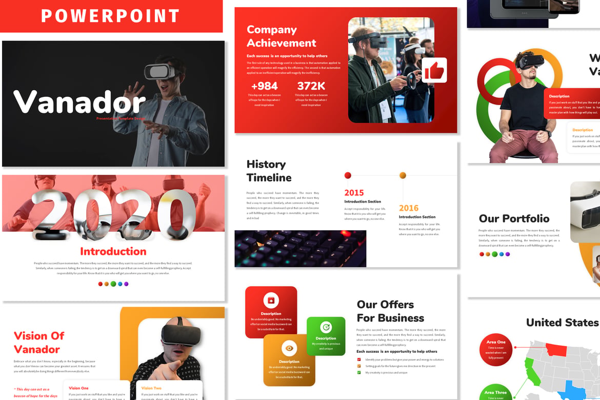 Vanador - Template Powerpoint Profesional untuk Presentasi yang Mengesankan