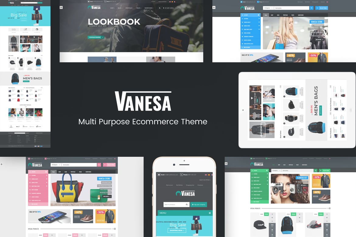 Tema WordPress Vanesa - Tema Fashion WooCommerce Responsif yang Menawan