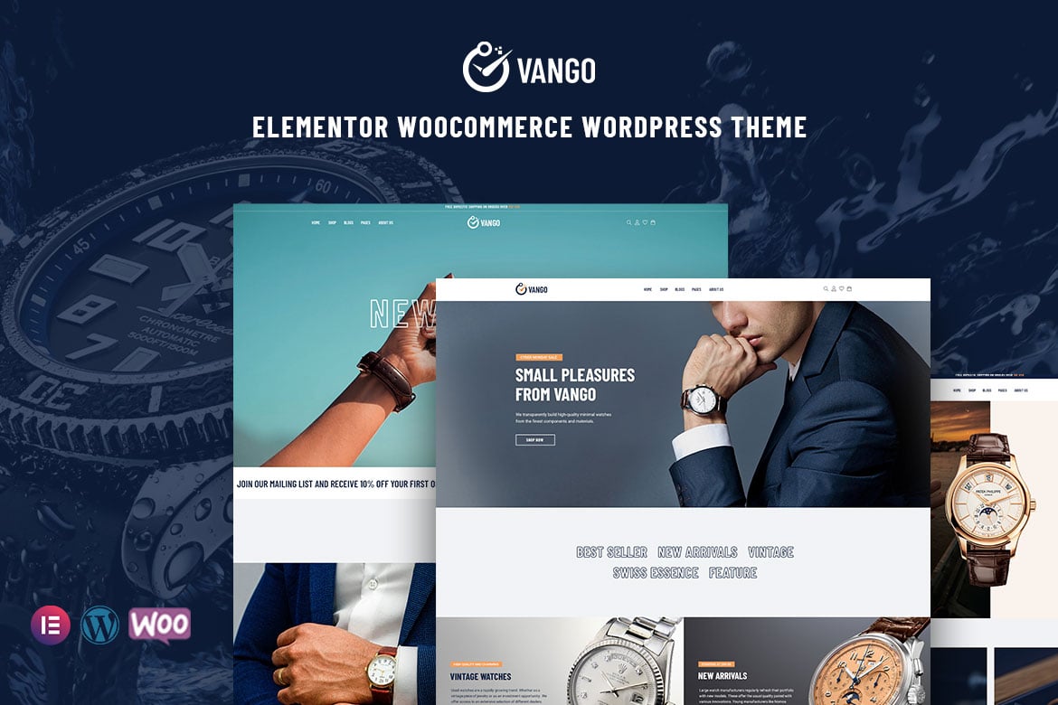 Vango - Tema WordPress WooCommerce Elementor yang Modern dan Responsif